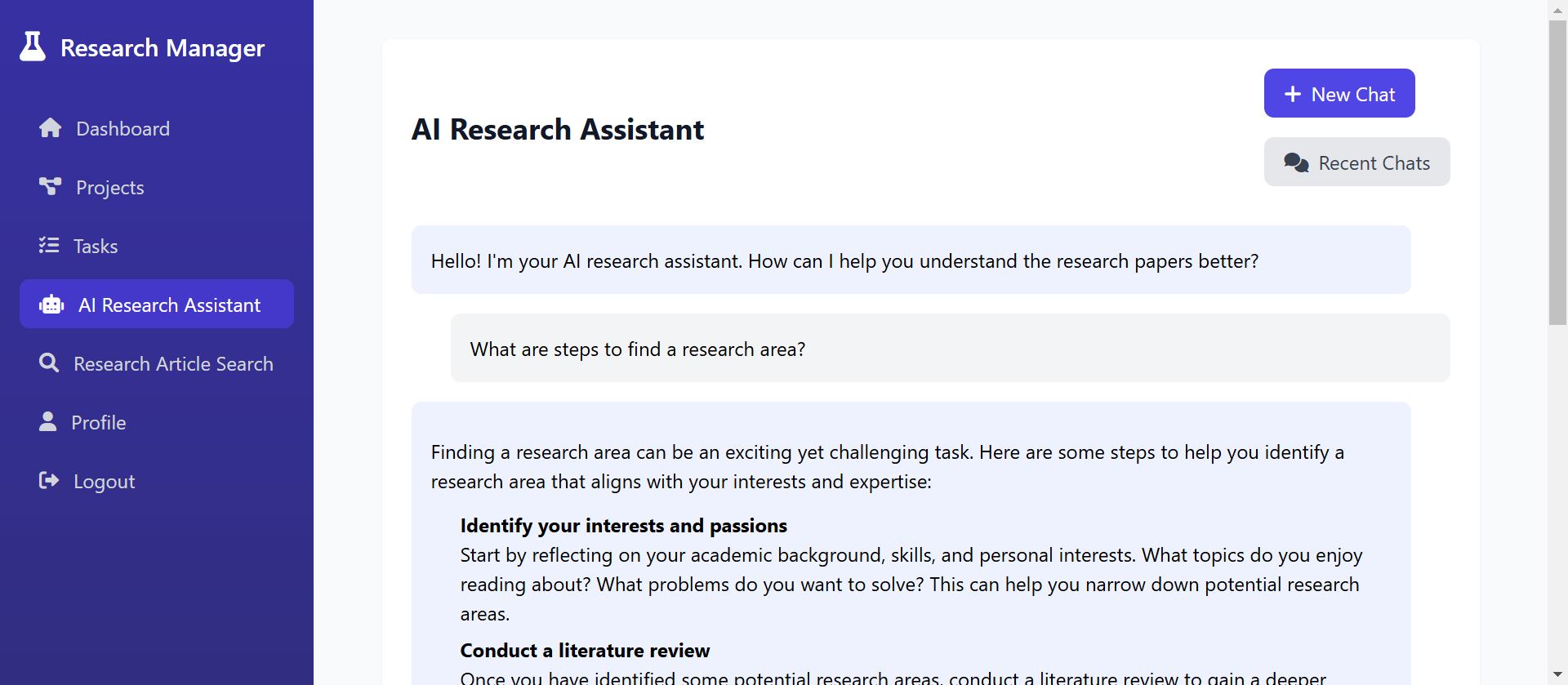AI Research Assistant